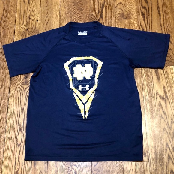 Under Armour Tops - Under Armour Loose Fit Notre Dame Lacrosse T-Shirt